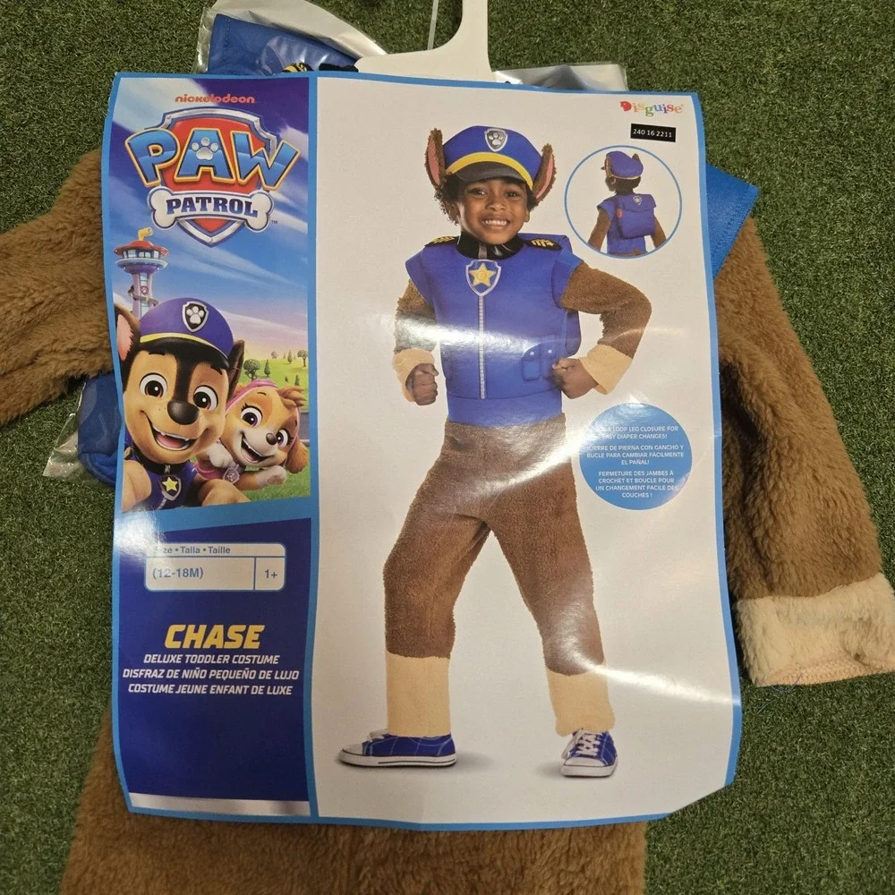 Nickelodeon Paw Patrol Chase Halloween Costume Baby 12M-18M
